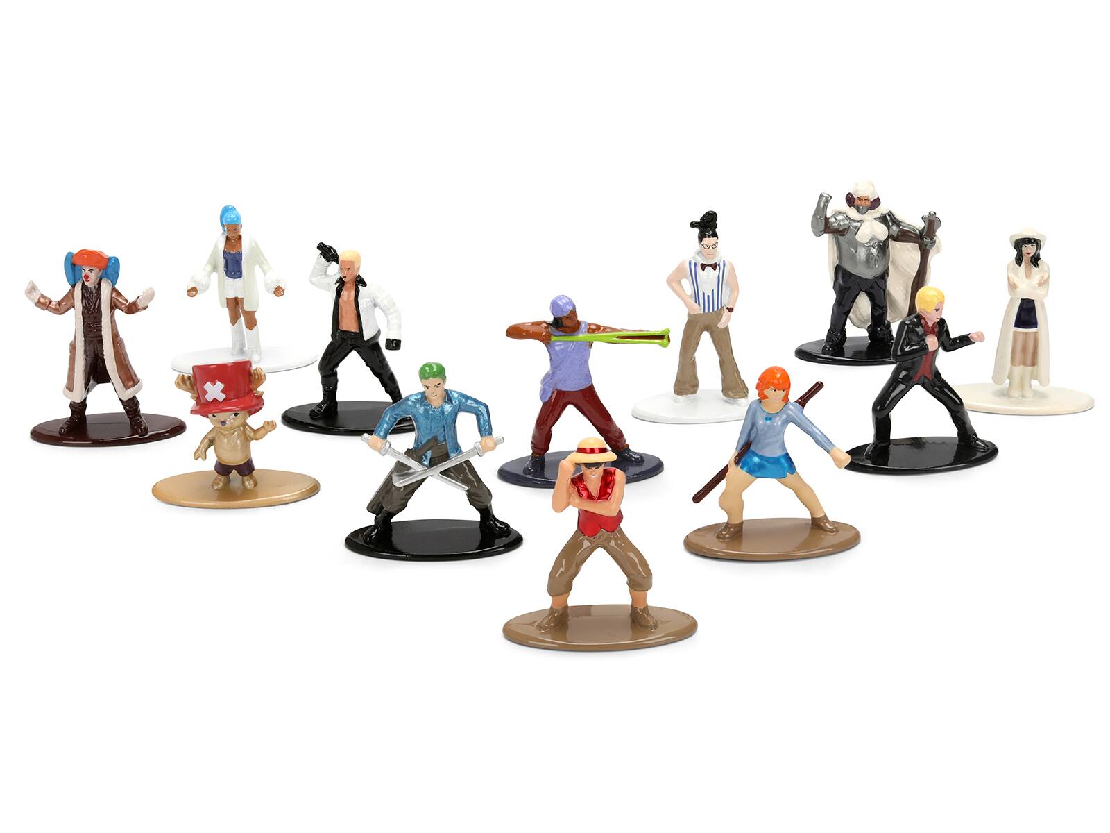 Alt View 5. Jada - Set of 12 Diecast Figures "One Piece" (2023-Current) TV Series "Metalfigs" Series Diecast Models by Jada.
