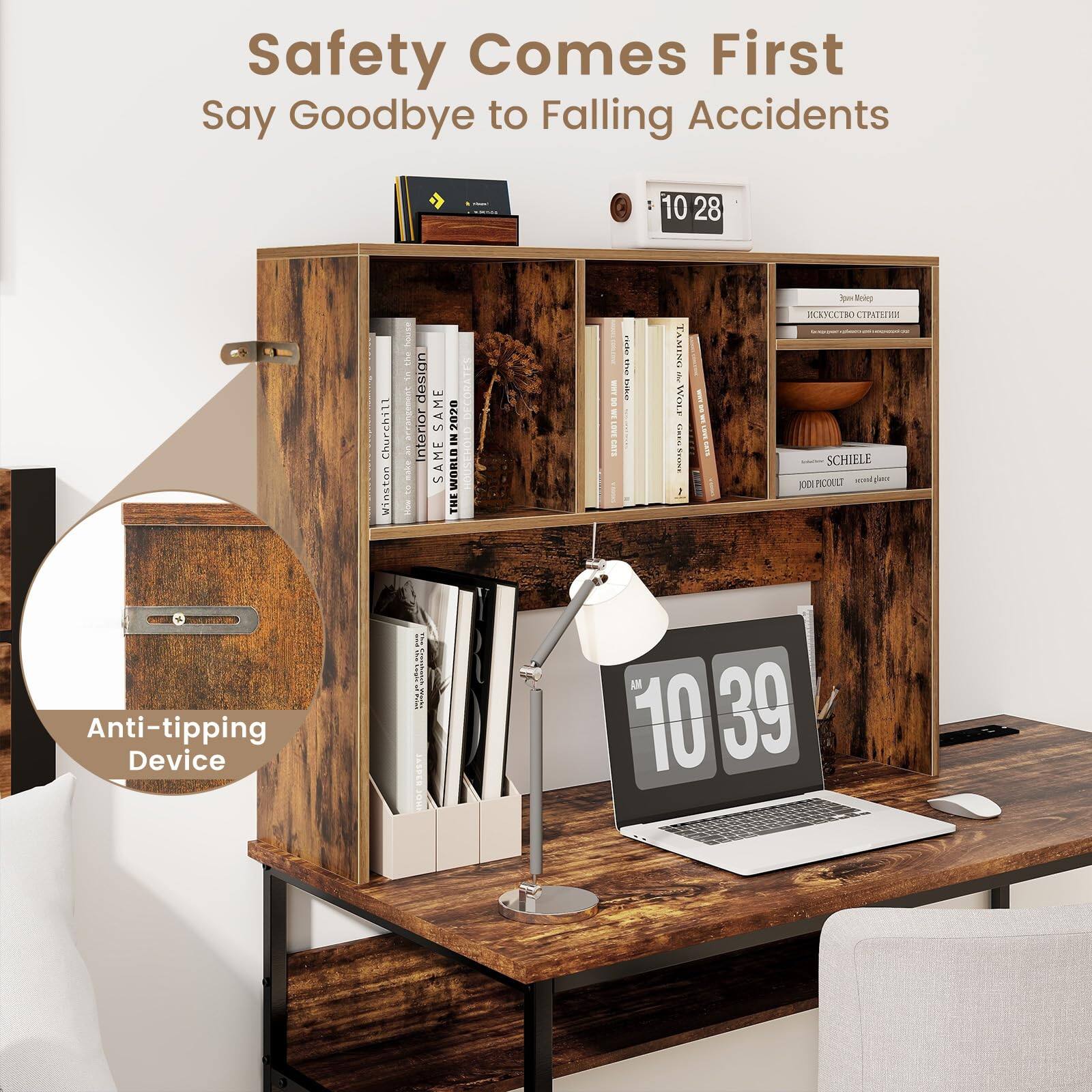 Safety Comes First. Say Goodbye to Falling Accidents. 10 28 Churchill oP Winston design SAME 5 2020 Interior IN 2 SAME THEWORLD I THE | E I I  TAMINO F WIse ! I I BBE i T Vnkg HOVTOCTS  SCHIELE PICOEL a  1039 Anti-tipping Device.