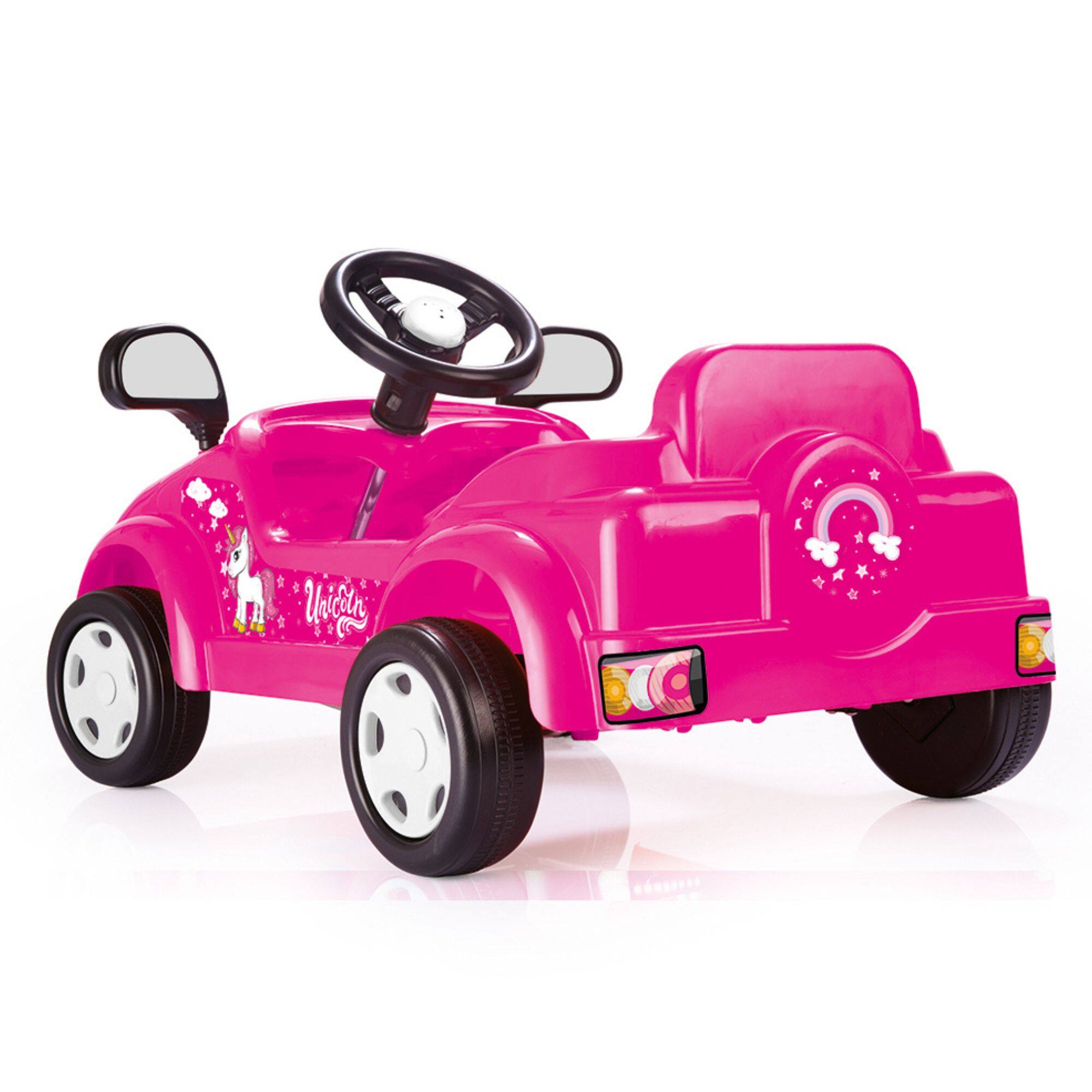 Alt View 7. Dolu - DOLU Pedal-Powered Unicorn Ride-On Car, Kids & Toddler Toy Vehicle for Ages 3+.