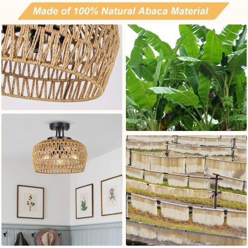 Made of 100% Natural Abaca Material