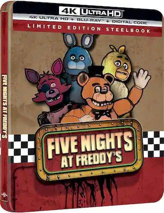 Front. Five Nights at Freddy's (Steelbook) - 4K Blu-Ray.