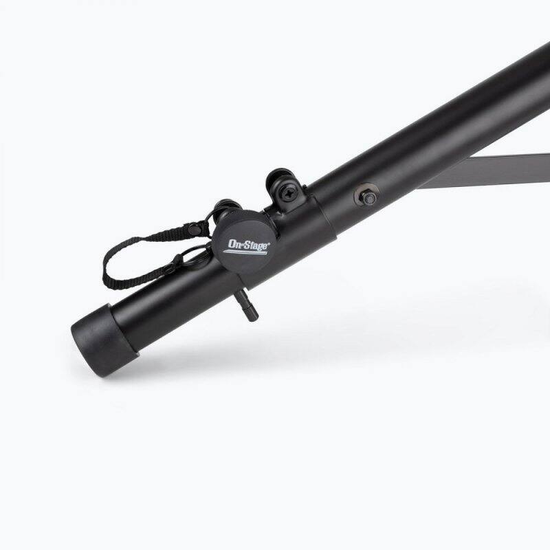 Alt View 1. On Stage Stands - On-Stage SS7762B Speaker Stand With Adjustable Leg,Black - Black.