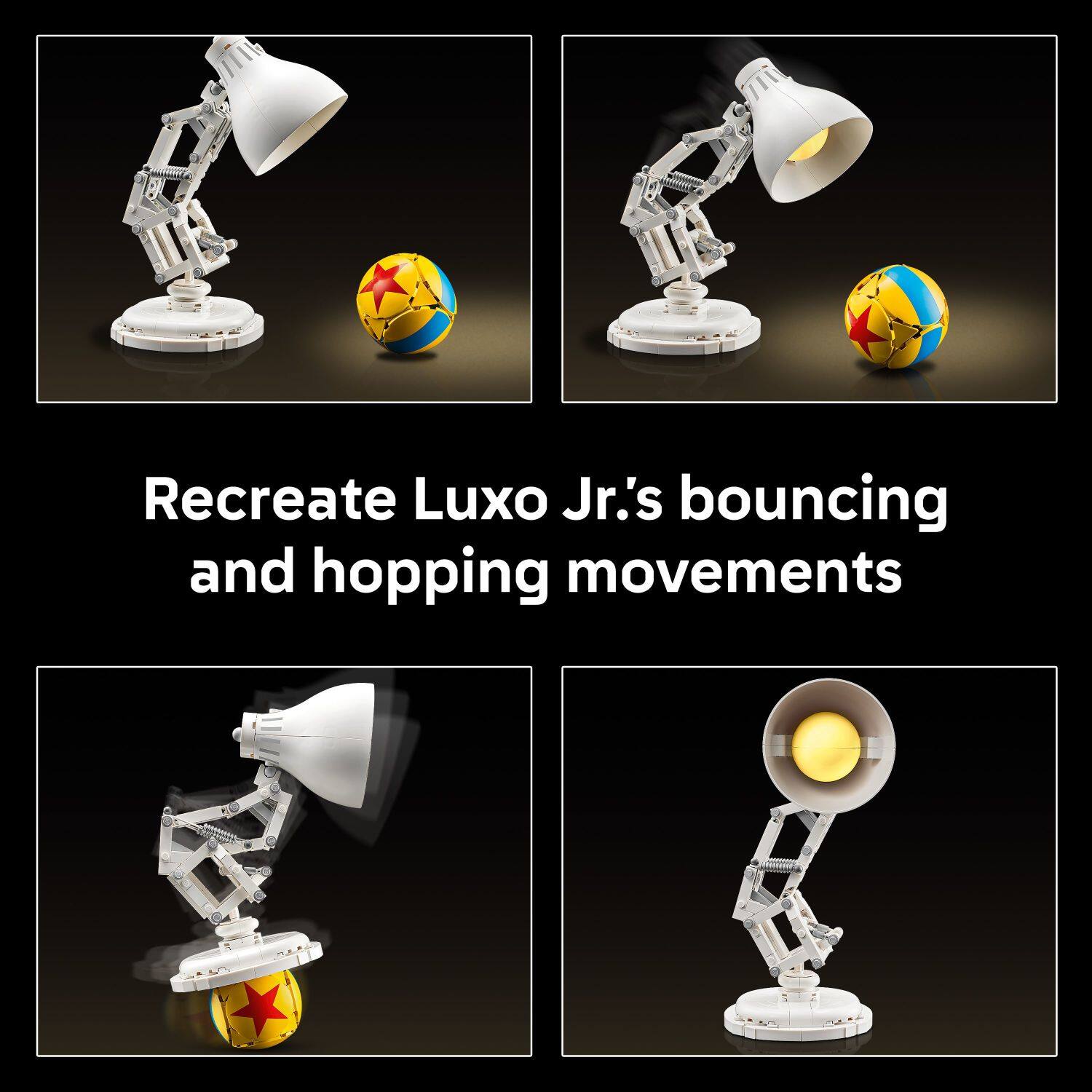 Recreate Luxo Jr.'s bouncing and hopping movements to