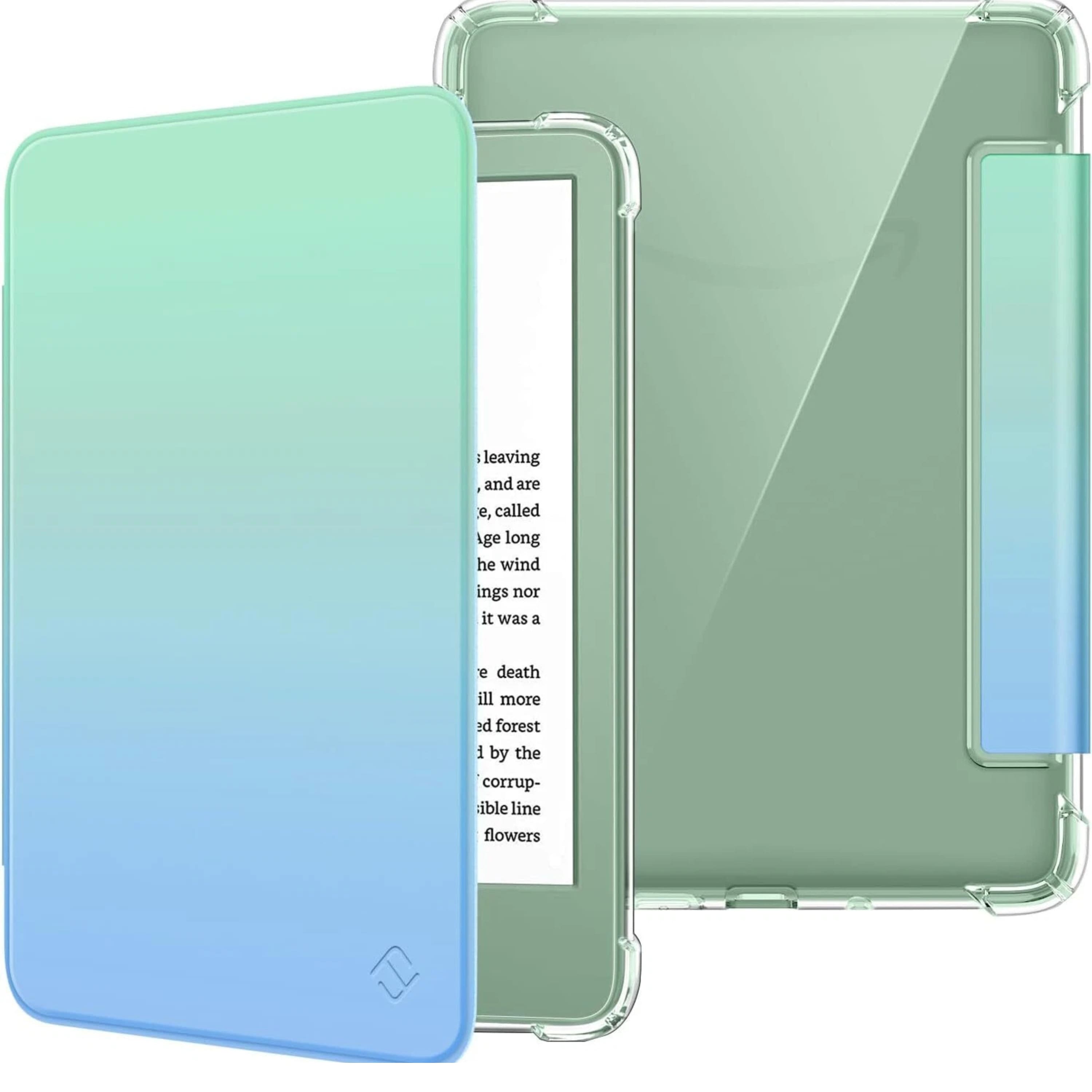 Kitcheniva - Lightweight Clear Slim Case For Kindle 6 Inch 11th Generation - Seaside Ombre