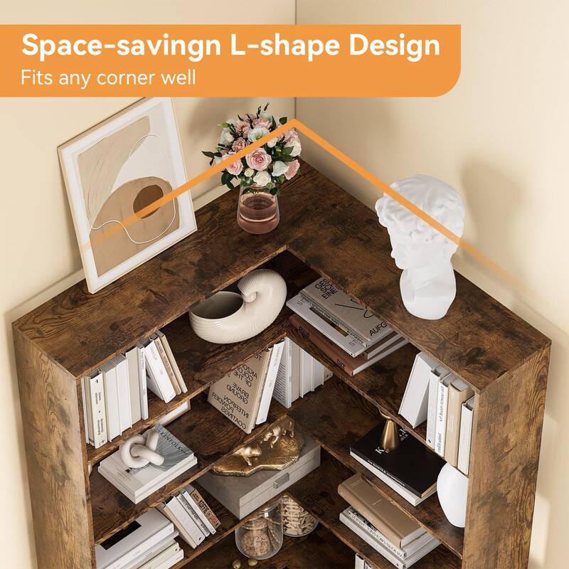 Space-saving L-shape Design  
Fits any corner well