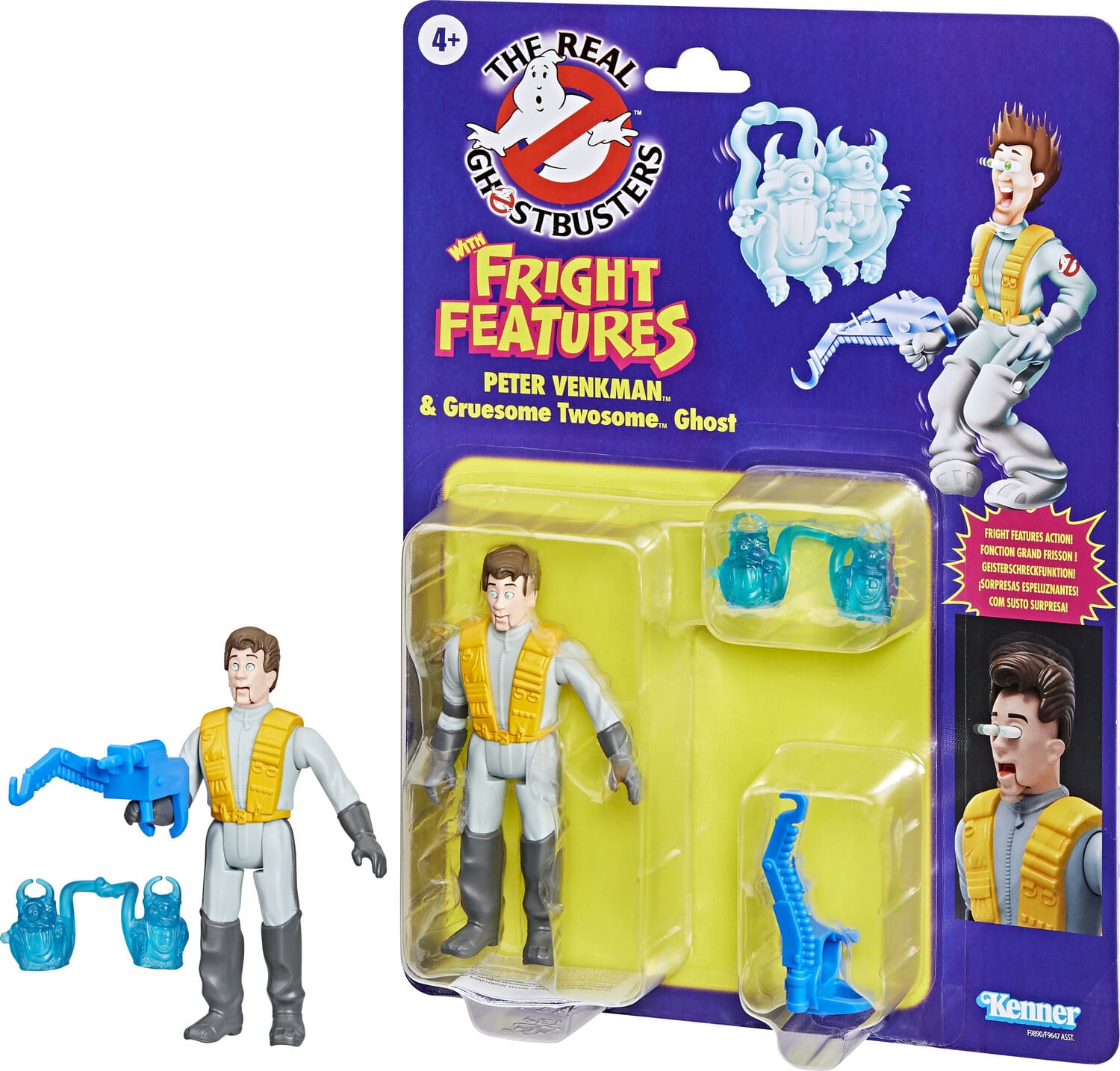 Hasbro - Collectibles - The Real Ghostbusters - Kenner Classics - Peter Venkman & Gruesome Twosome Ghost Figure - Multicolor