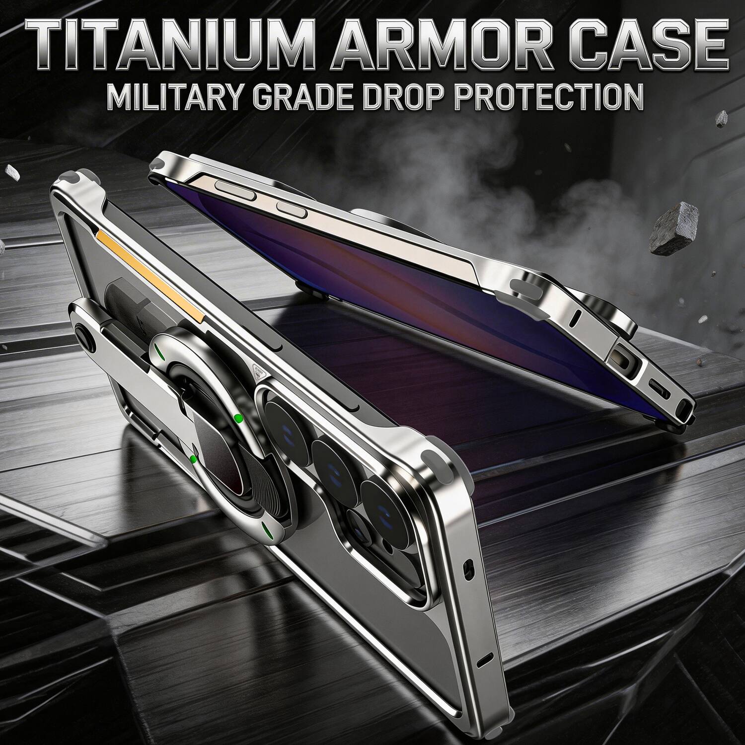 TITANIUM ARMOR CASE  
MILITARY GRADE DROP PROTECTION