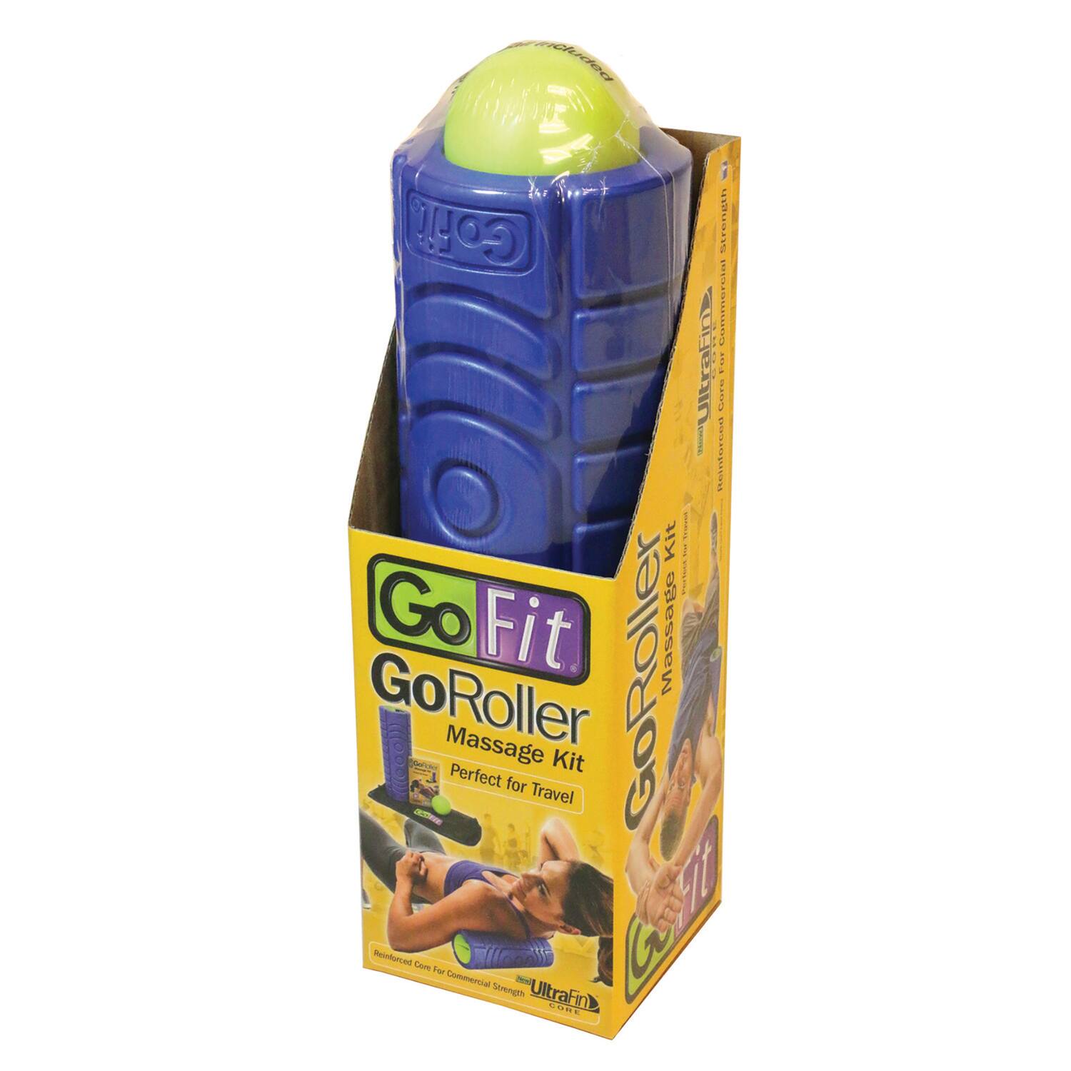 GoFit GoRoller Massage Kit  
Perfect for Travel  
UltraFine Core  
Reinforced Core for Commercial Strength