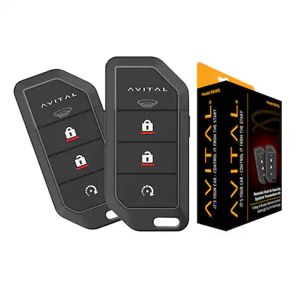 AVITAL Model 09147L
Start the car from it. It's your car control.
Model S943L
Start 5 Security Remote Transmitter System Control Button
Range: 14 mi