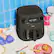 Alt View 15. CRUX - 8-qt. Digital Air Fryer Kit with TurboCrisp - Black.