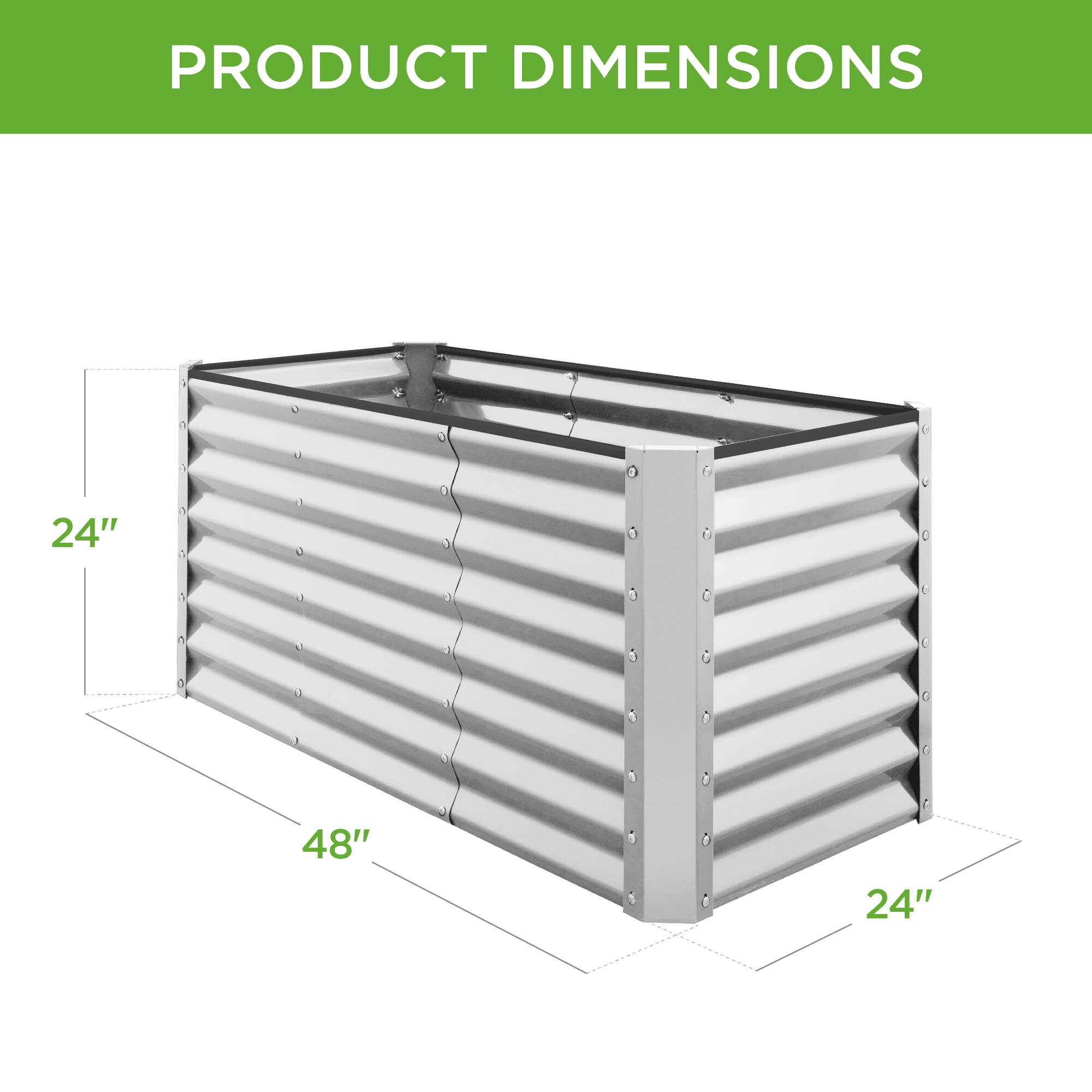 PRODUCT DIMENSIONS

24"  
48"  
24"