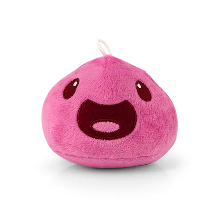 Front. Imaginary People - Slime Rancher Pink Slime Plush Collectible | Soft Plush Doll | 4-Inch Tall - Pink.