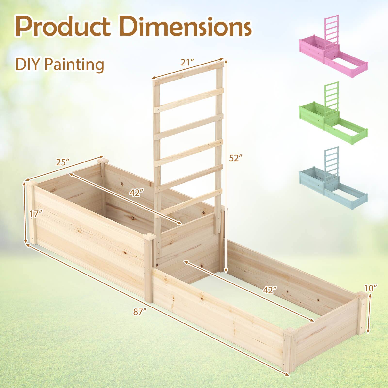 Product Dimensions  
DIY Painting  

21"  
25"  
52"  
17"  
42"  
10"  
87"  
42"