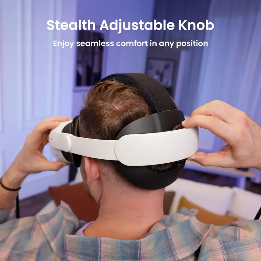 Stealth Adjustable Knob Enjoy seamless comfort in any position.