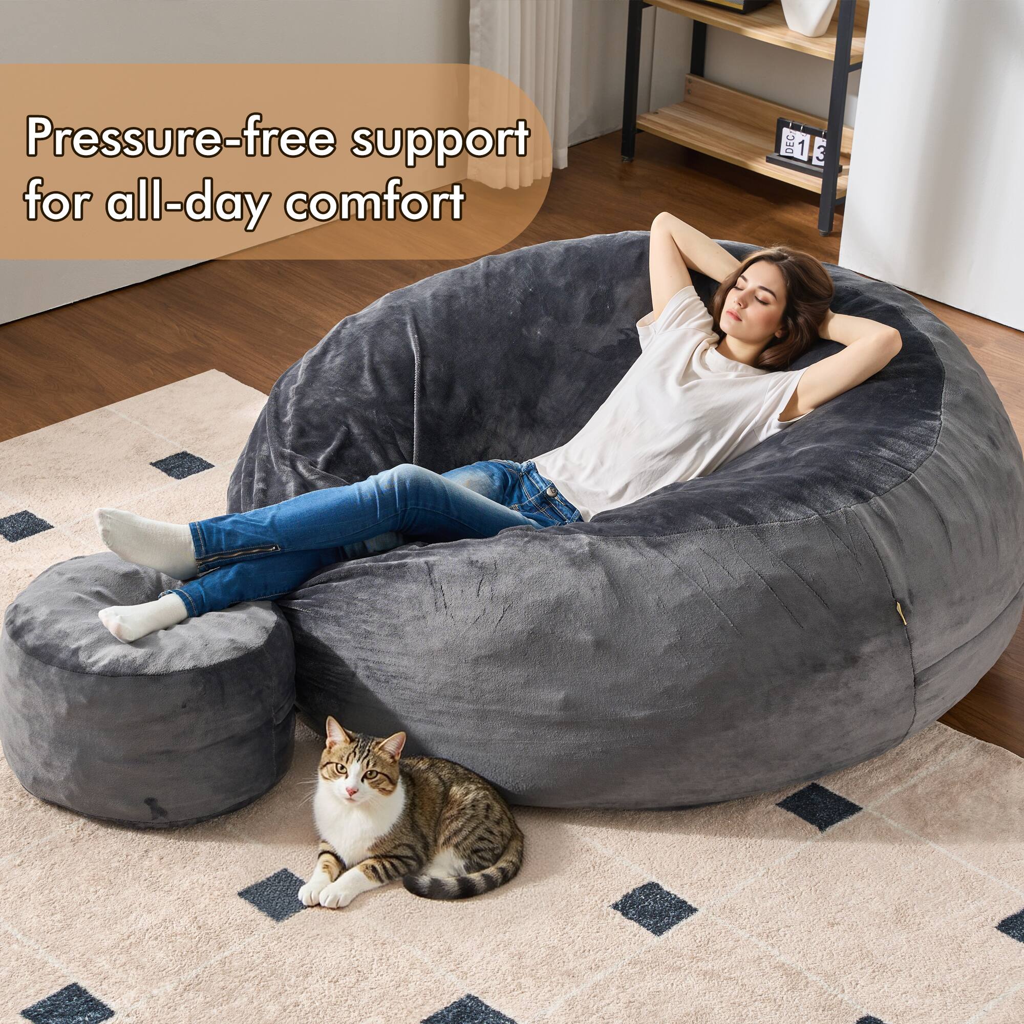 Pressure-free support for all-day comfort