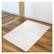 Angle. Floortex - Cleartex Rectangular with Fold Polypropylene Chair Mat with Anti-Slip Backing for Hard Floors 36 x 48 inches - White.