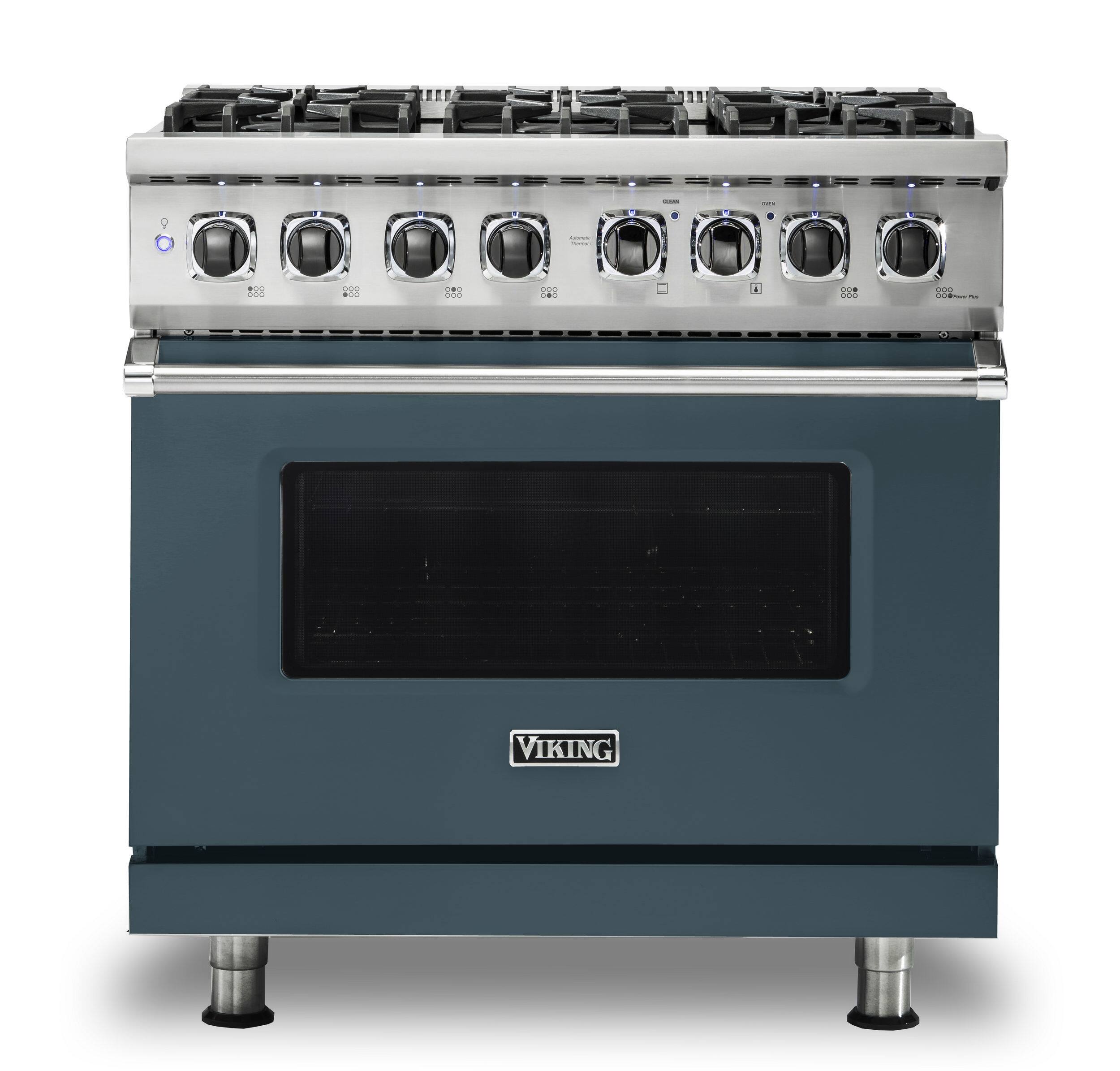 Viking - 36-Inch Dual Fuel Freestanding Range - Squall