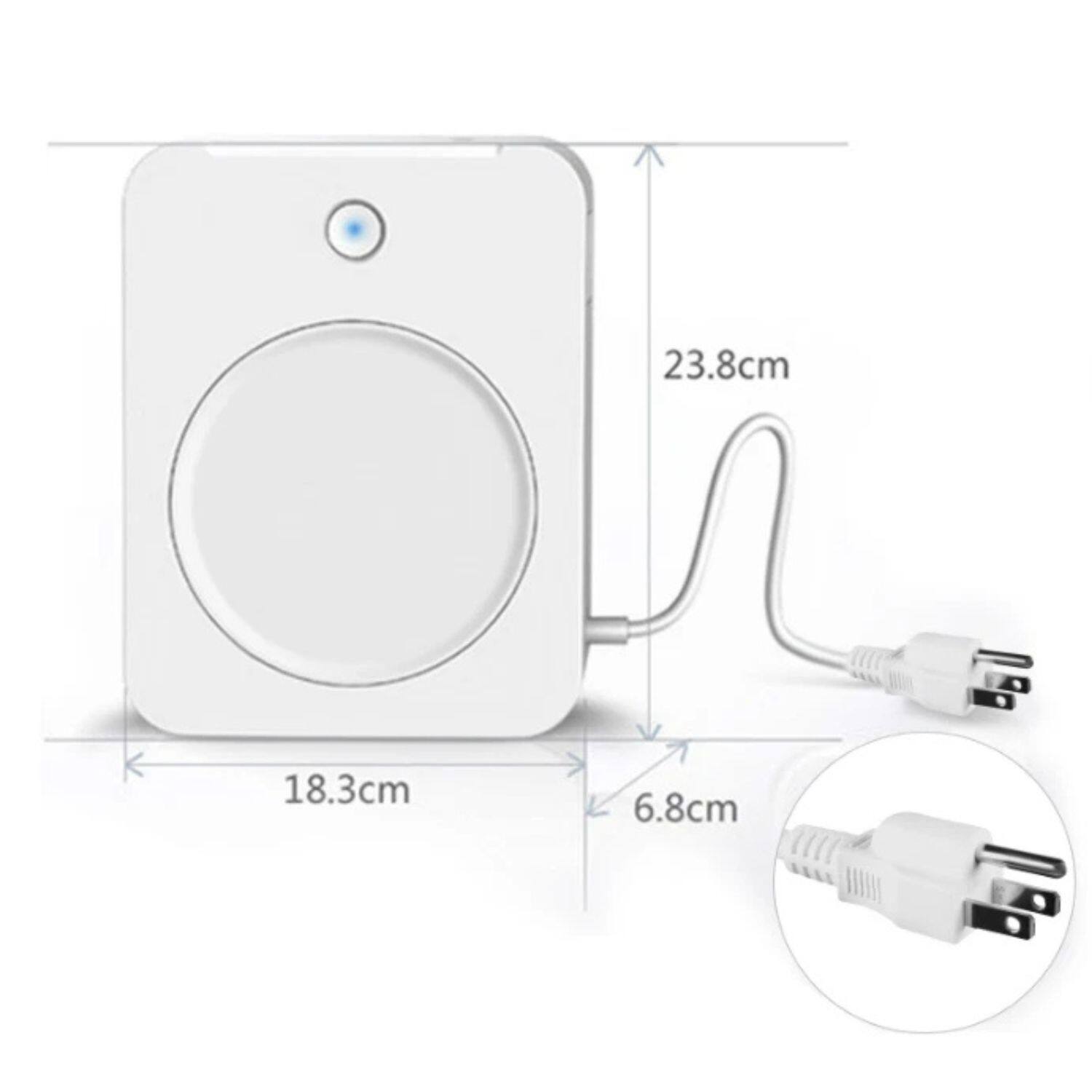 23.8 cm  
18.3 cm  
6.8 cm