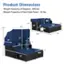 Product Dimensions:
- Weight Capacity of Daybed: 800 lbs
- Weight Capacity of Each Side Panel: 10 lbs
- 15.5P 58.5" 49.5" 27.5" 22" 10" 7.5P 48.5P 12.5" 60.5" 12 65" 28P 42 47" 16  5" 16" 2" 23.5P 58P