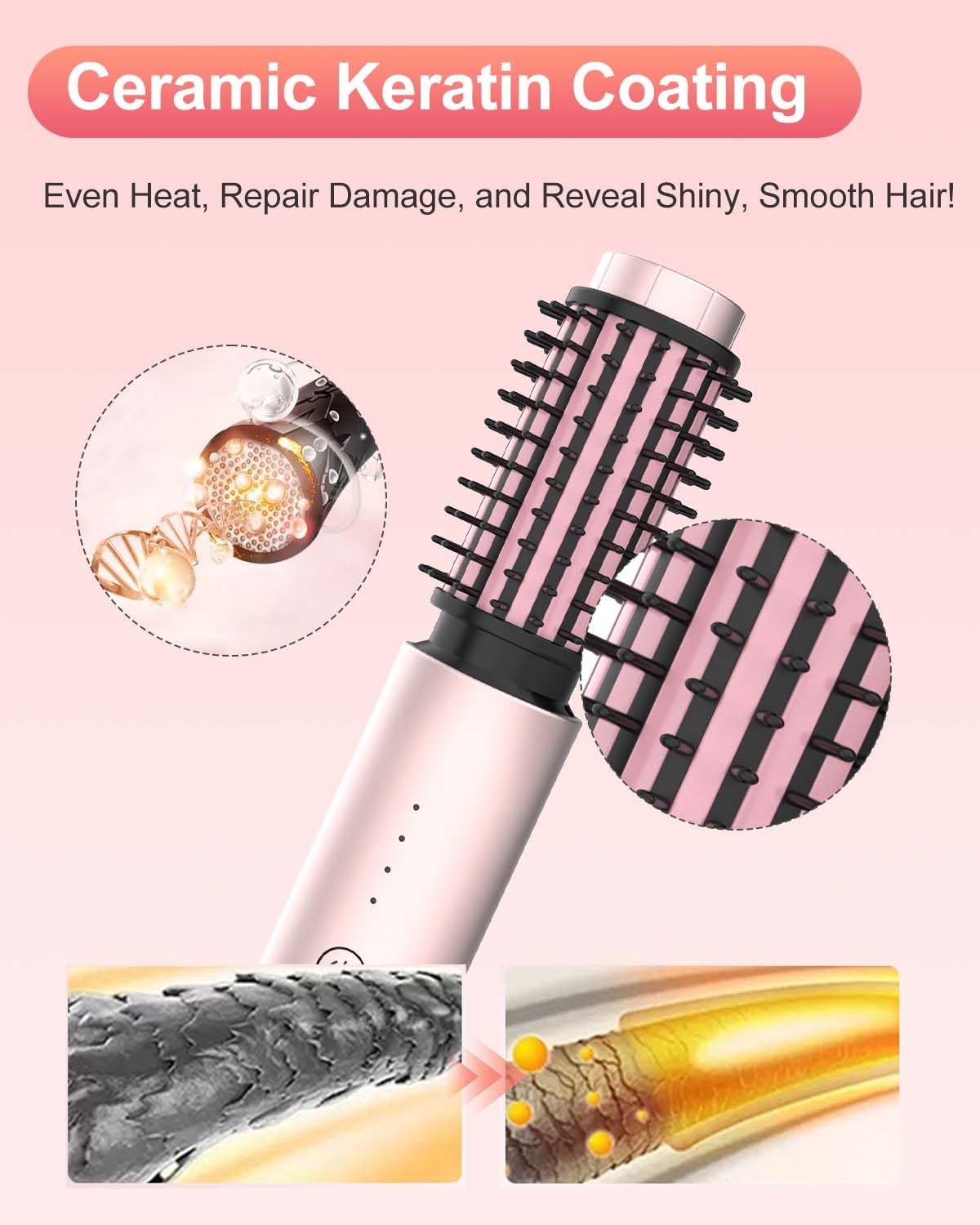 Ceramic Keratin Coating

Even Heat, Repair Damage, and Reveal Shiny, Smooth Hair!