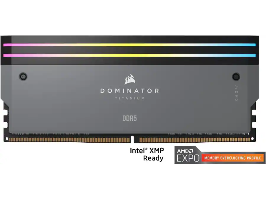 CORSAIR Dominator Titanium 96GB (2 x 48GB) DDR5 6000 (PC5 48000 CORSAIR Dominator Titanium 96GB (2 x 48GB) DDR5 6000 (PC5 48000