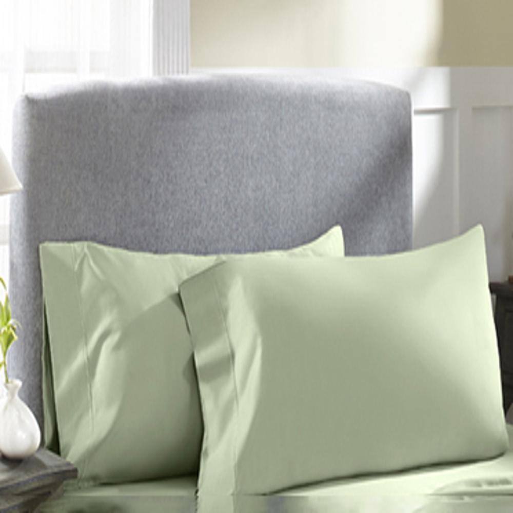 Alt View 1. Perthshire Platinum Concepts - Perthshire Platinum Concepts 800 Thread Count Solid Sateen Sheet - 4 Piece Set - King, Celadon - Celadon.