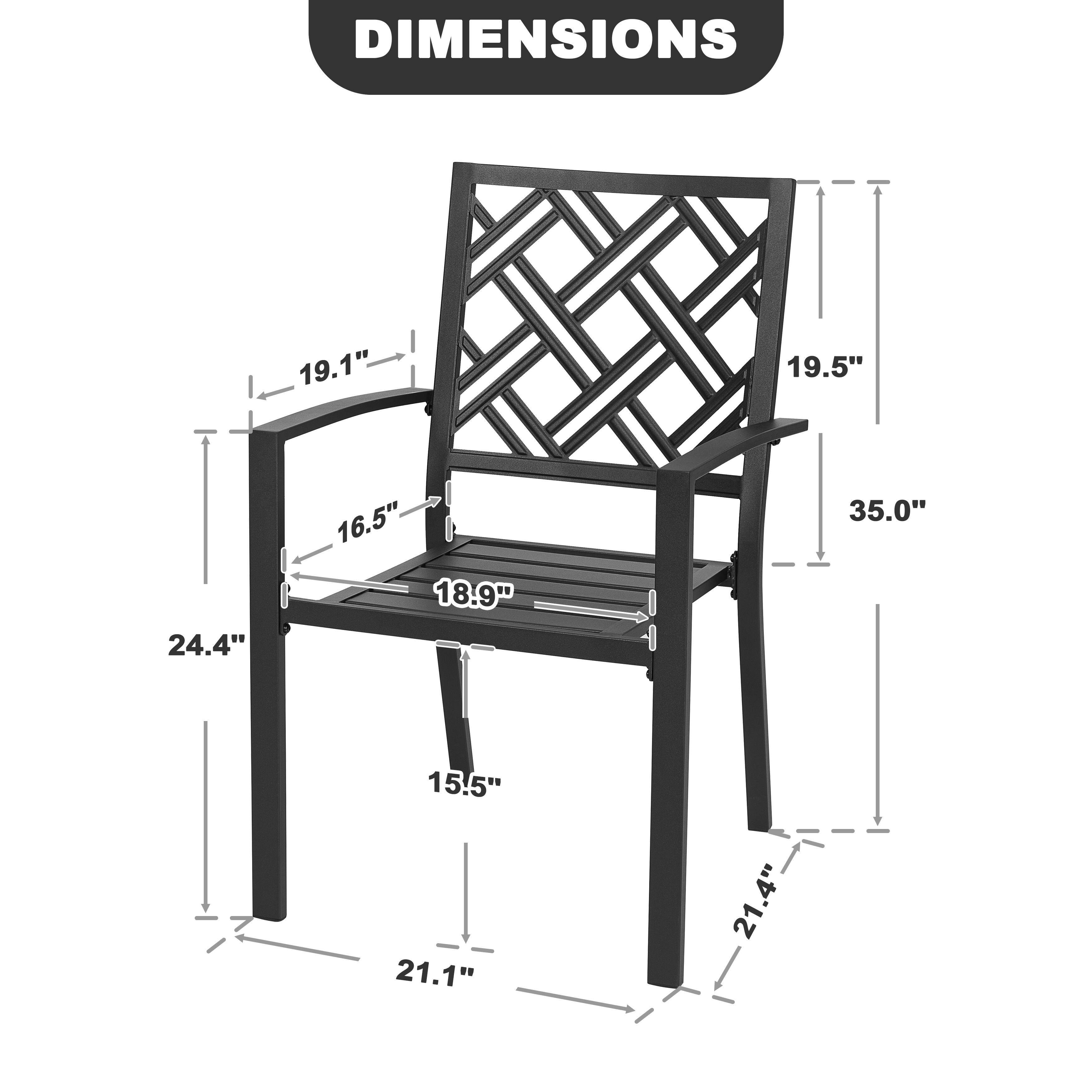 DIMENSIONS  
19.1" 19.5" 24.4" 16.5" 18.9" 35.0" 15.5" 21.1" 21.4"