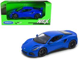 Lotus Emira "NEX Models" Series 1/24 Diecast Model Car by Welly - Blue Metallic