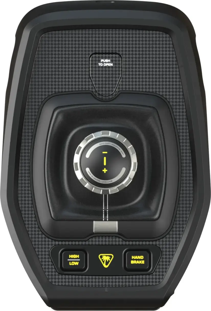 Push to open. Multishift sequential - Ln! I + LH + HI + LOW + HAND BRAKE.