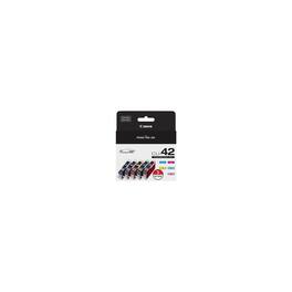 Canon - 42 /Magenta/Yellow/Photo /Photo Magenta Ink Cartridge, 5/Pack (6385B010) - Cyan