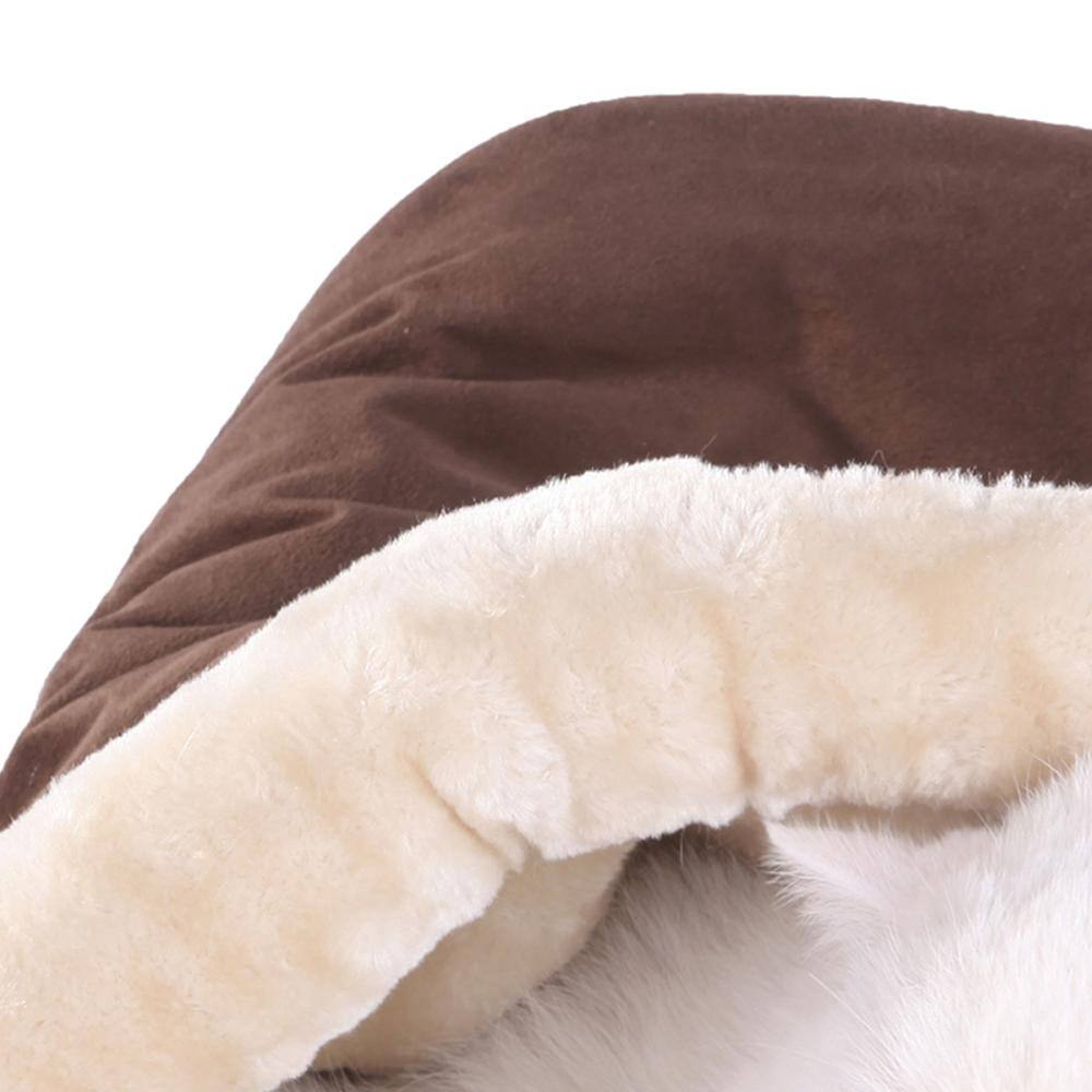 Left. Armarkat - Cat Bed Mocha - Brown.