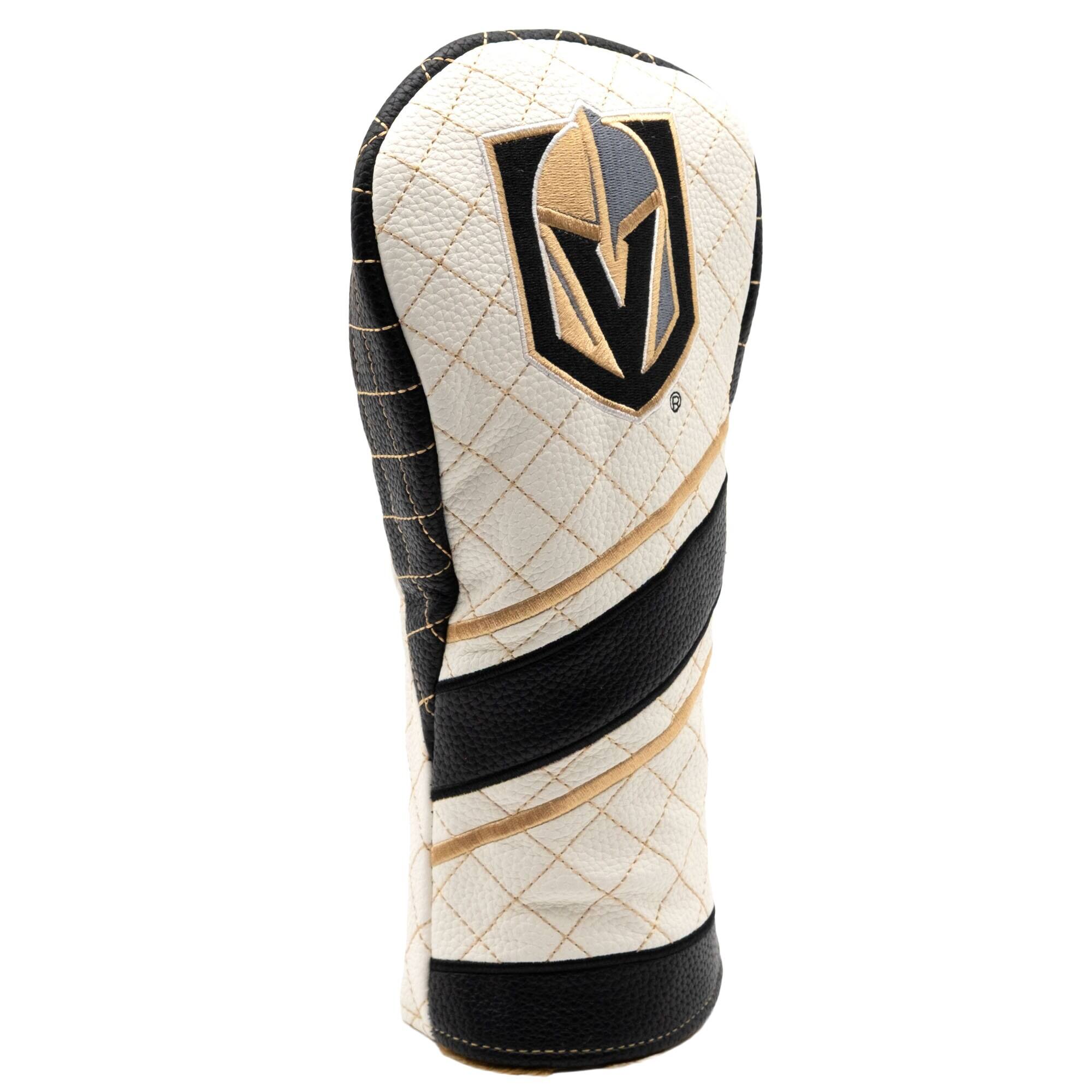Alt View 2. Team Golf - Vegas Golden Knights Striped Quilted Fairway Headcover - Multicolor.