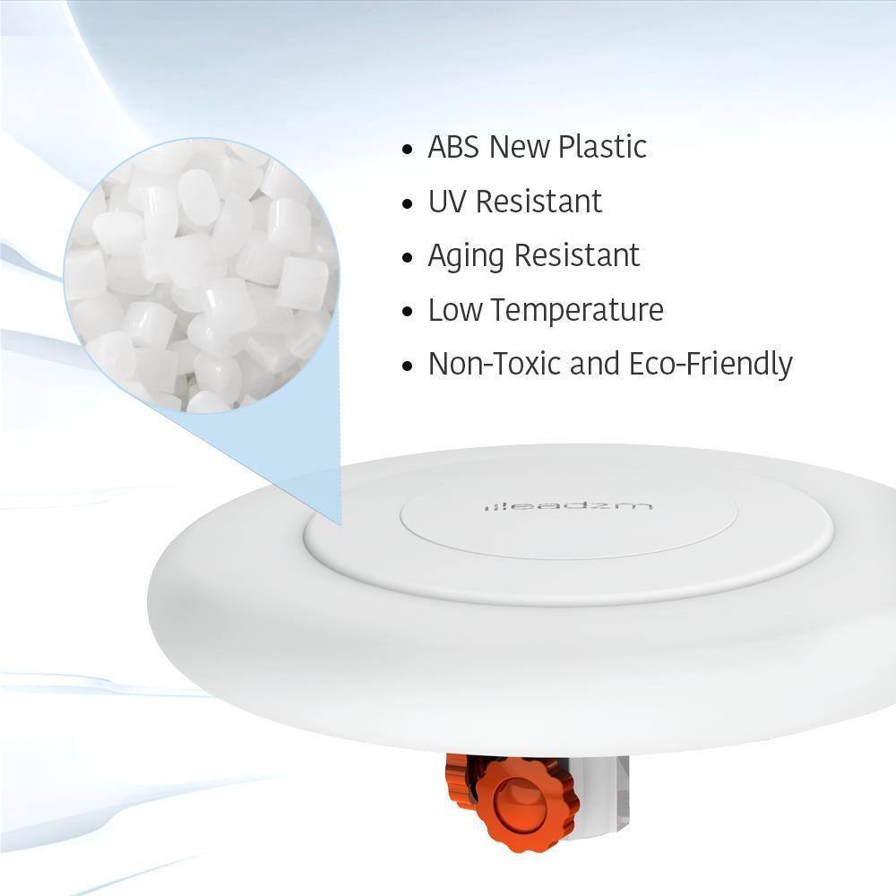 Alt View 5. Winado - 360° Home Video Omni-Directional Outdoor Amplified TV Antenna HDTV 1080P 4K - White.