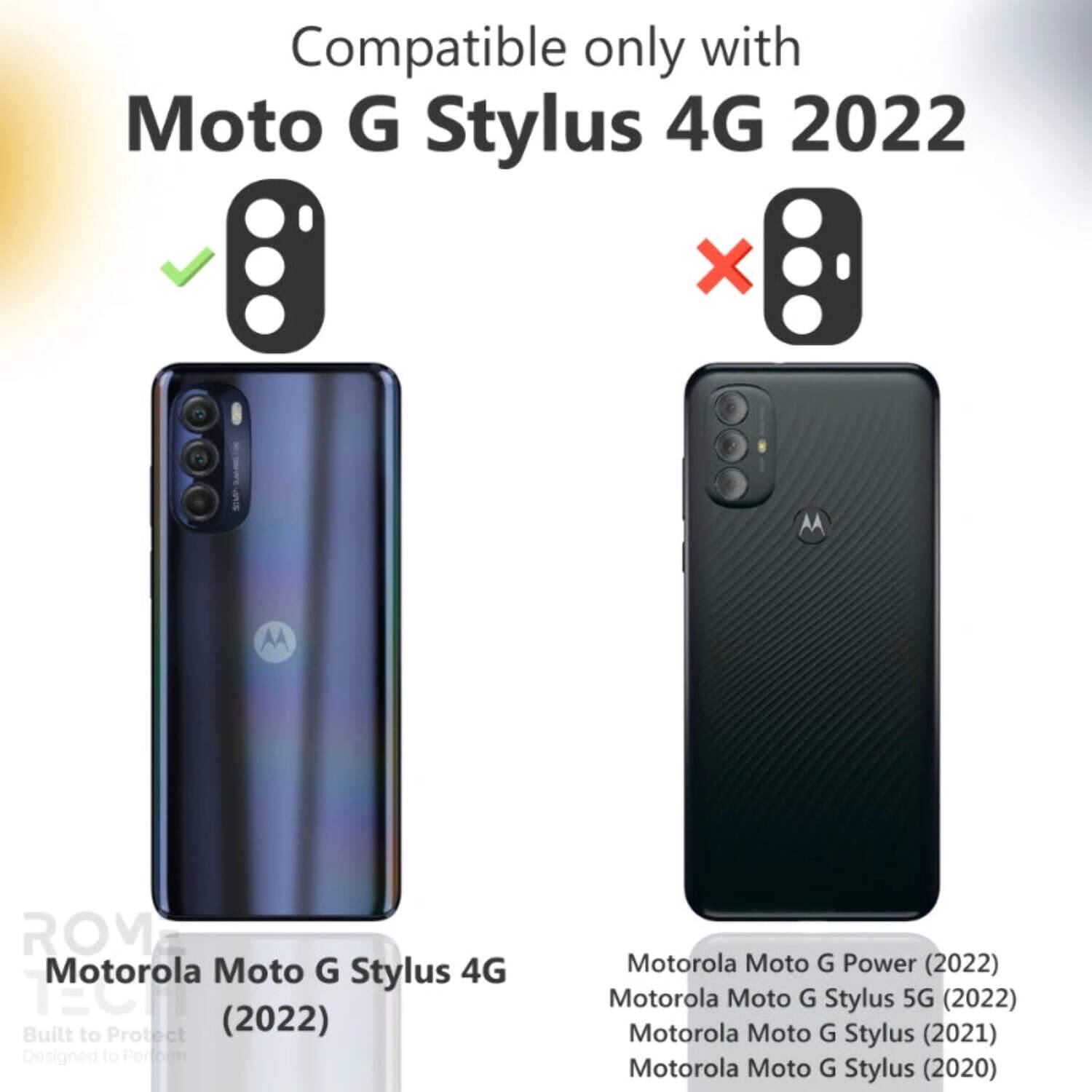 Compatible only with Moto G Stylus 4G 2022

✓ Motorola Moto G Stylus 4G (2022)

✗ Motorola Moto G Power (2022)
✗ Motorola Moto G Stylus 5G (2022)
✗ Motorola Moto G Stylus (2021)
✗ Motorola Moto G Stylus (2020)