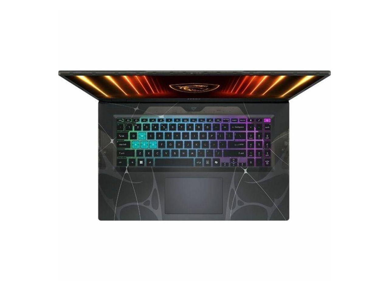 Alt View 1. MSI - MSI Cyborg A17 - Ryzen 7 260, 16GB, 1TB SSD, RTX 5050, Win 11 - Black.