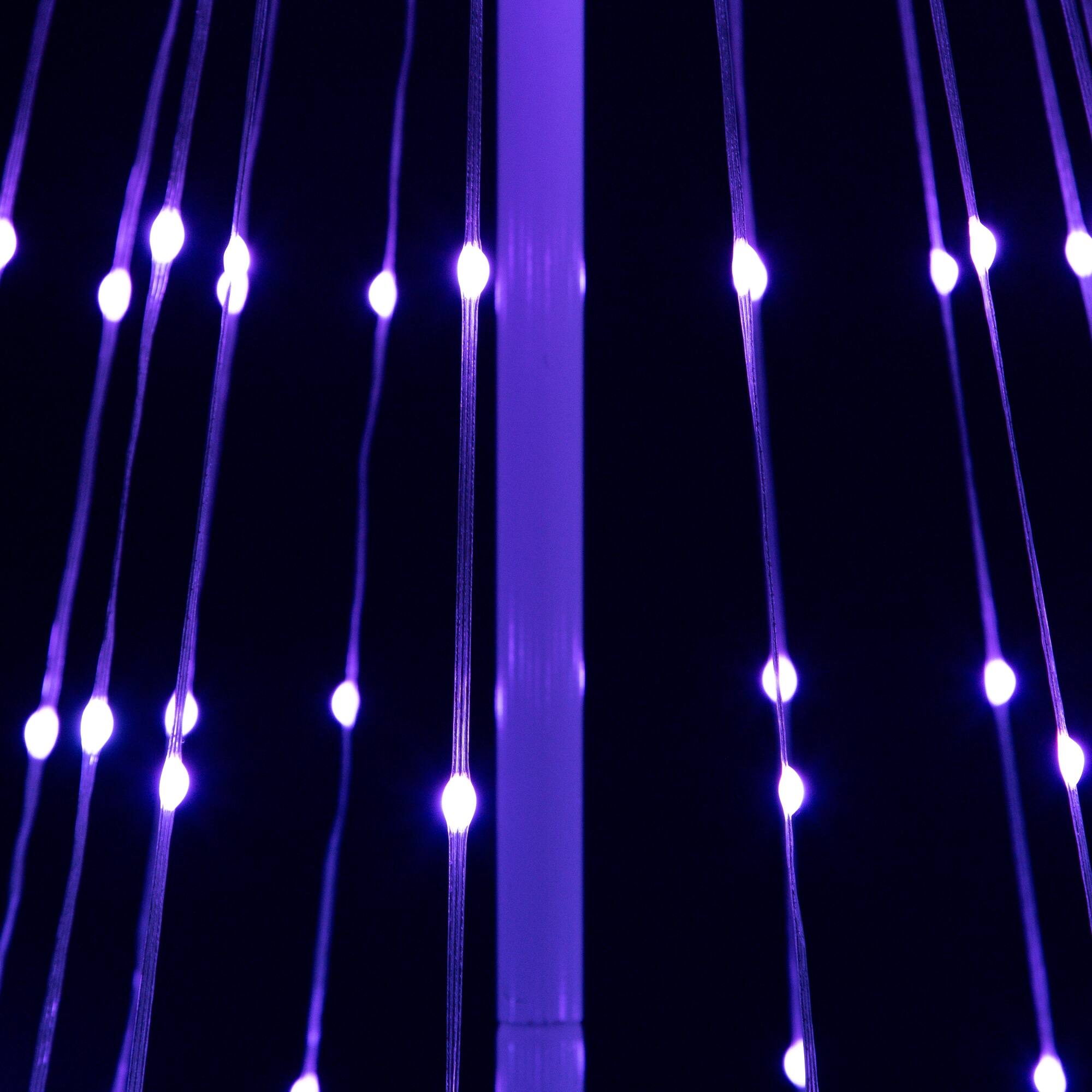 Alt View 8. Northlight - LED Lighted Color Changing Multiple Function Outdoor Christmas Cone Tree - 6' - White.