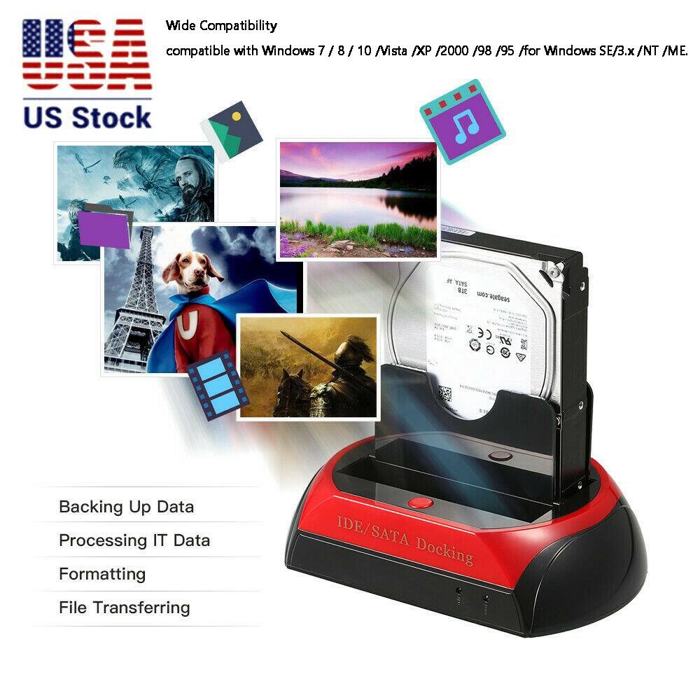 Wide Compatibility  
compatible with Windows 7 / 8 / 10 / Vista / XP / 2000 / 98 / 95 / for Windows SE/3.x/NT / ME.

US Stock

Backing Up Data  
Processing IT Data  
Formatting  
File Transferring