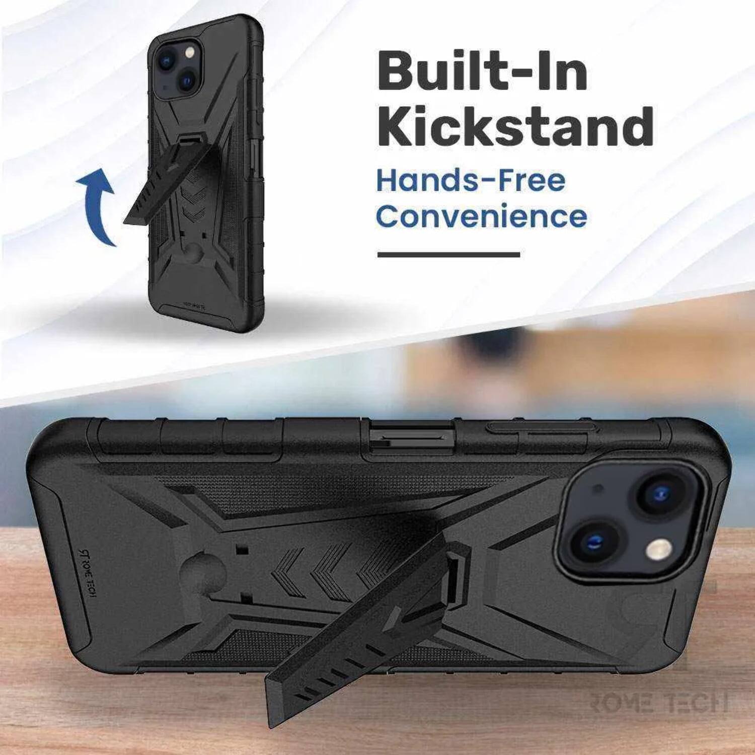 Built-In Kickstand  
Hands-Free Convenience