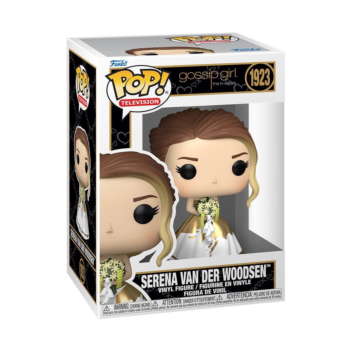 Funko POP! TELEVISION Gossip Girl 1923  
SERENA VAN DER WOODSEN  
VINYL FIGURE / FIGURINE EN VINYLE / FIGURA DE VINIL  

ADVERTENCIA: PELIGRO DE ASFIXIA  
ATTENTION: DANGER D'ÉTOUFFEMENT  
WARNING: CHOKING HAZARD