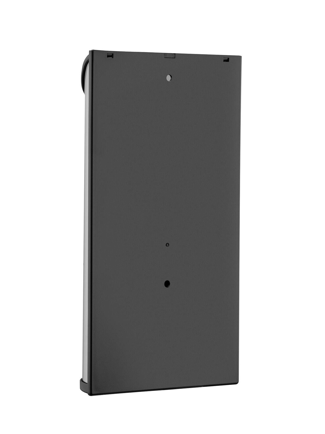 Back. Malletson - Kitchen Grocery Plastic Bag Holder and Dispenser for Plastic Bags - silver.