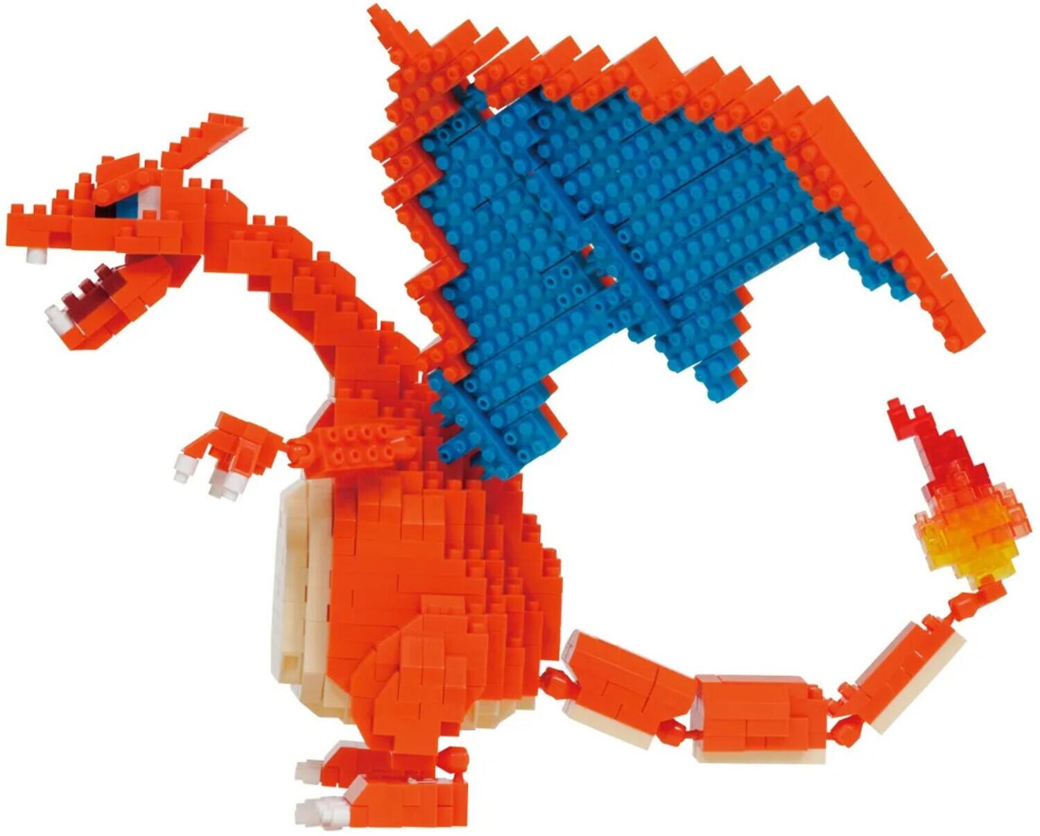 Alt View 1. Bandai - Nanoblock - Pokemon Series - Charizard Deluxe Edition Building Kit   - COLLECTIBLES - Multicolor.