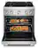 Alt View 1. KitchenAid - 4.1 Cu. Ft. Slide-In Commercial Gas True Convection Range with Self-Cleaning and No Preheat Air Fry Mode - Stainless Steel.