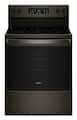 Whirlpool - 30 in. Wide 5 elements 5.3 cu. ft. Electric Range with Air Cooking Technology - Black Stainless Steel