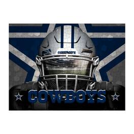 Sporticulture - Dallas Cowboys 18" x 24" 3D Facemask Puzzle - Multicolor