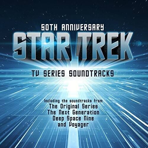 50th Anniversary  
Star Trek  
TV Series Soundtracks  

Including the soundtracks from  
The Original Series  
The Next Generation  
Deep Space Nine  
and Voyager