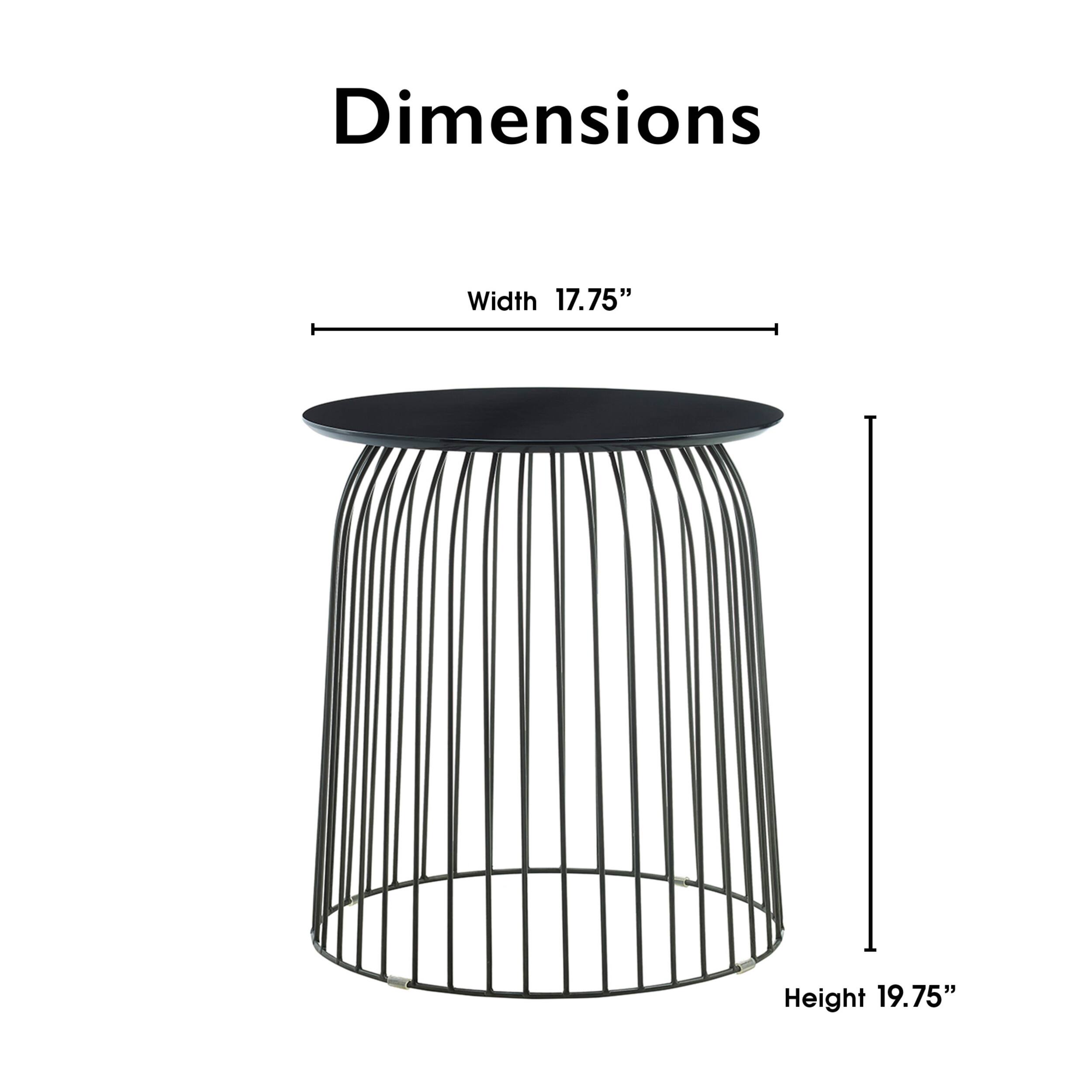 Left. Tommy Hilfiger - Wallace Accent Table - Black.