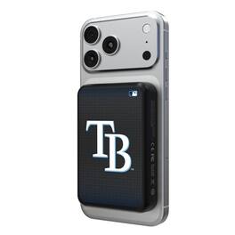 Keyscaper - Tampa Bay Rays Wireless Magnetic Power Bank - Black
