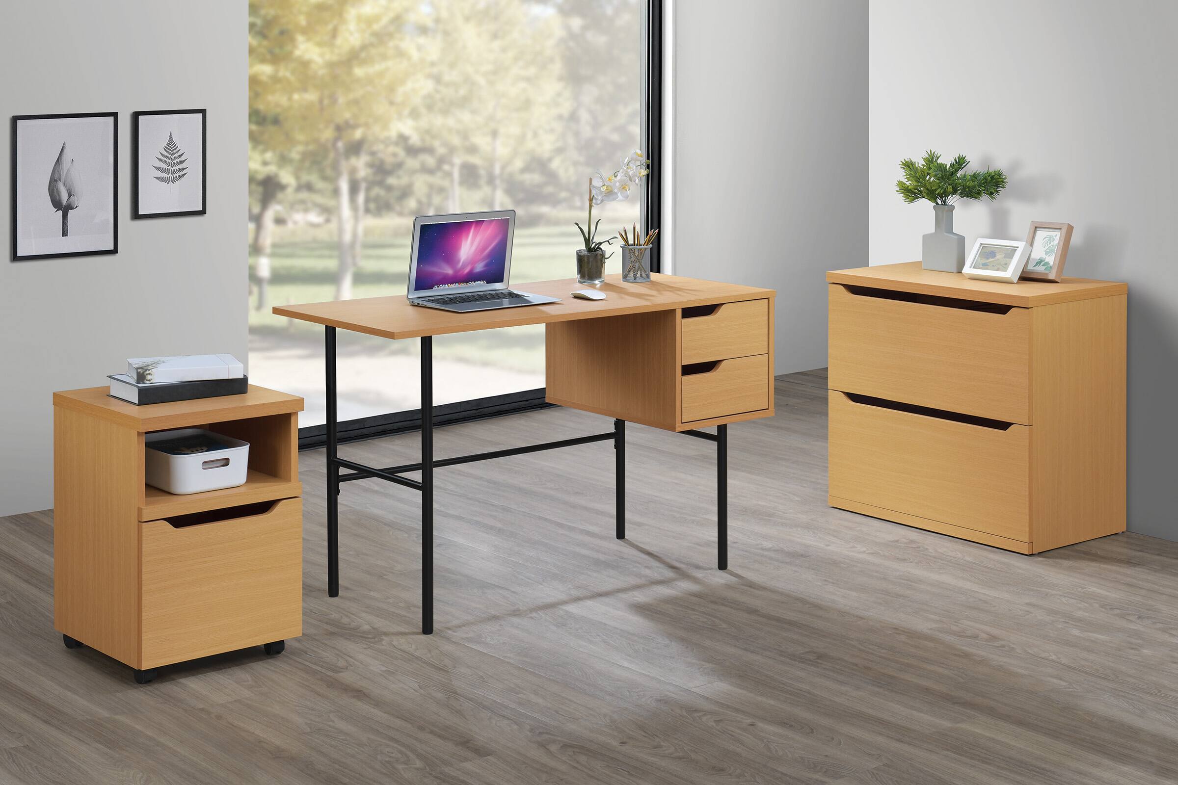 Alt View 14. OSP Home Furnishings - Denmark Writing Desk - Natural.