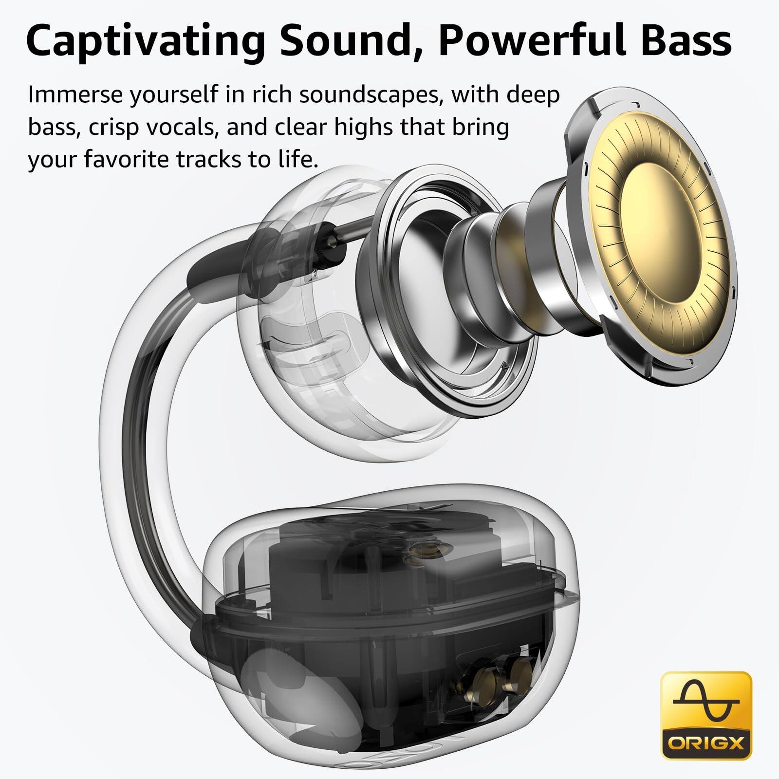 Captivating Sound, Powerful Bass

Immerse yourself in rich soundscapes, with deep bass, crisp vocals, and clear highs that bring your favorite tracks to life.

ORIGX