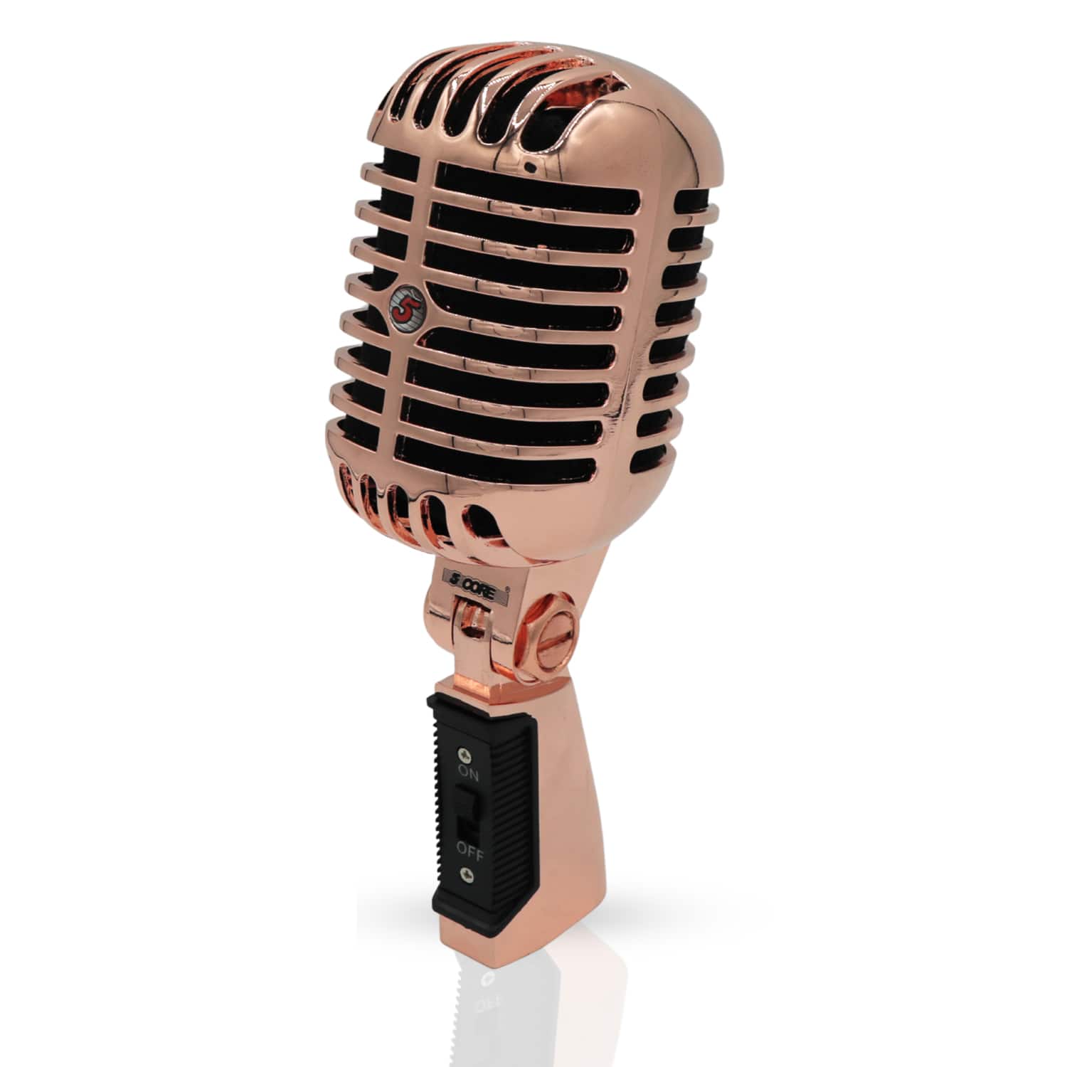 5 CORE - Retro Dynamic Vocal Iconic Microphone Vintage Style Classic Cardioid Unidirectional Mic